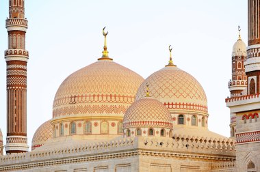 Sanaa, Yemen başkenti'al-sarı Camisi.