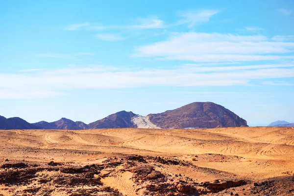 Weergave Van Sinai Woestijn Egypte — Stockfoto