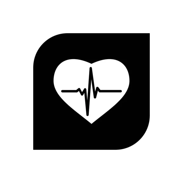 Santé amour icône — Image vectorielle