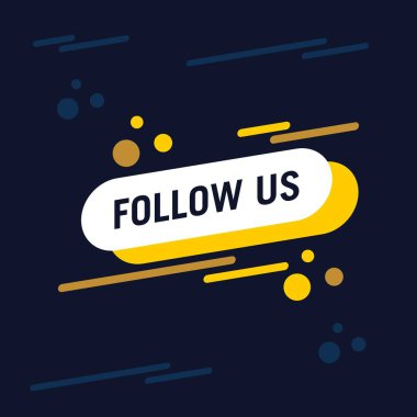 Metin modern tasarım şablonunu takip edin. Mavi ve sarı renkler. Donanma geçmişi