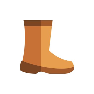 Çalışma güvenliği ayakkabıları düz simge