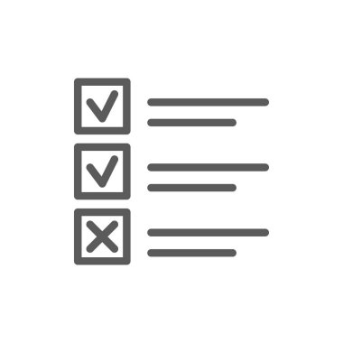 Durumlarda yapılan ve geri alınan satırı simgesi listesi.