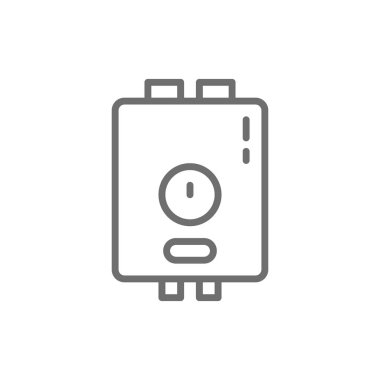 Su ısıtıcı, kazan satırı simgesi.