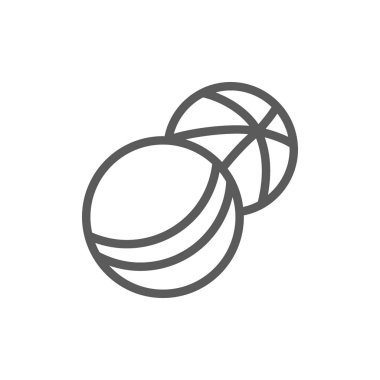 Oyuncak topları satırı simgesi.