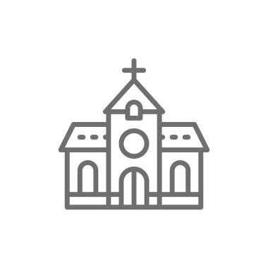 Kilise, kilise, tapınak satırı simgesi.