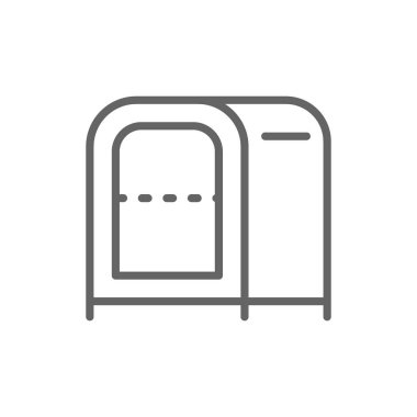 Kağıt havlu dispenseri, peçete sahibi için Restoran satırı simgesi.