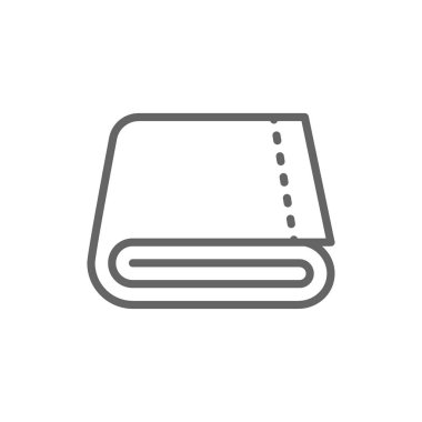 Büyük banyo Havlu satırı simgesi katlanmış.