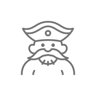 Denizci, korsan, soyguncu hattı simgesi.