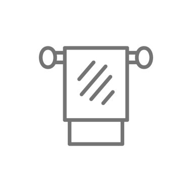 Havlu tutucu, hijyen hattı simgesi.