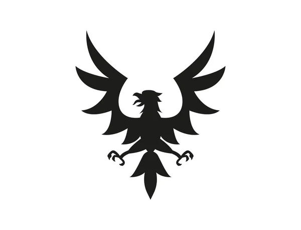 Signo o símbolo del águila . — Vector de stock