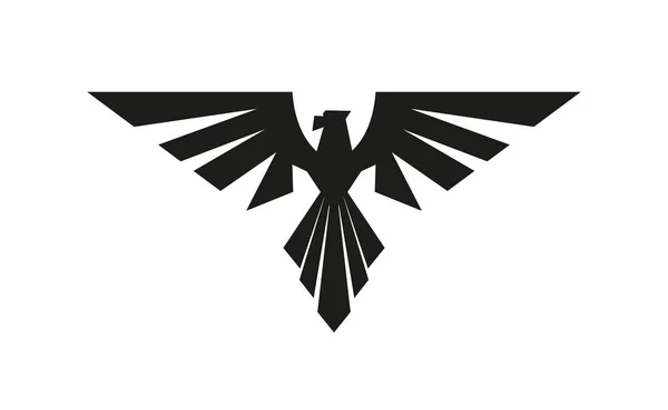 Logo águila heráldica . — Archivo Imágenes Vectoriales