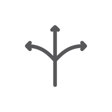 Çok yönlü ve USB hattı simgesi.