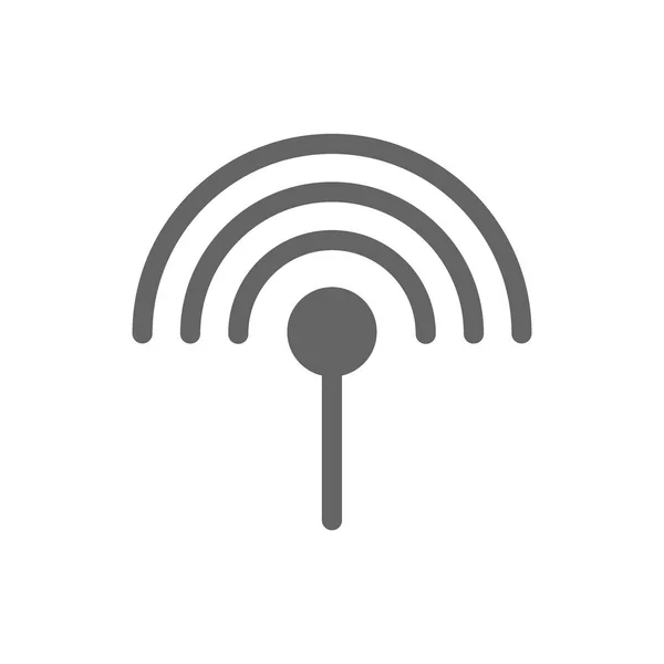 Icône de ligne d'antenne . — Image vectorielle