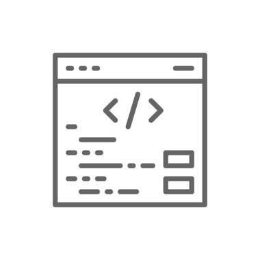 Arama motoru optimizasyonu, web sayfası onarımı, internet geliştirme, seo satır simgesi.