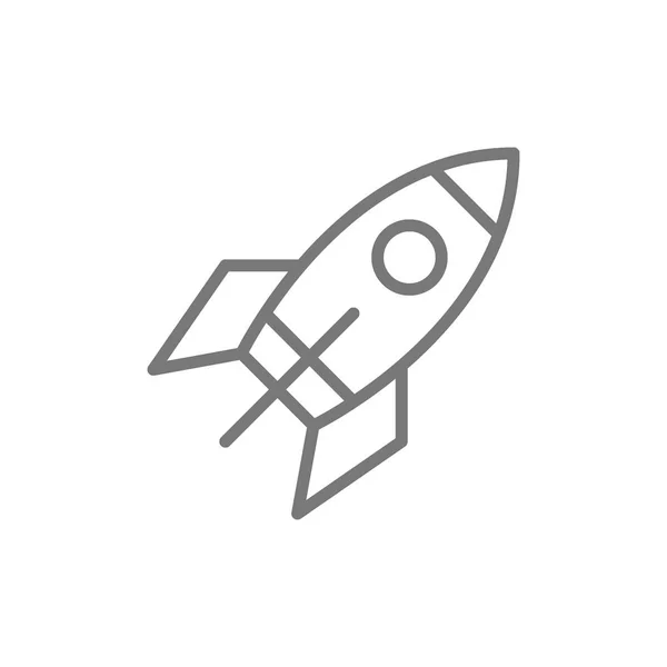 Icono de Rocket Line . — Archivo Imágenes Vectoriales