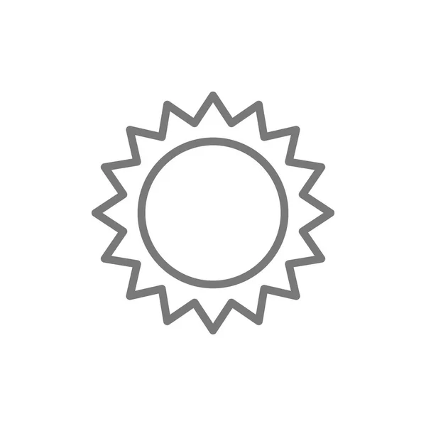 Значок "рядок" сонце . — стоковий вектор