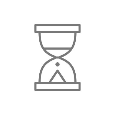 Kum saati, kum saat hattı simgesi.