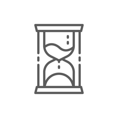 Kum saati, zaman yönetimi satırı simgesi.