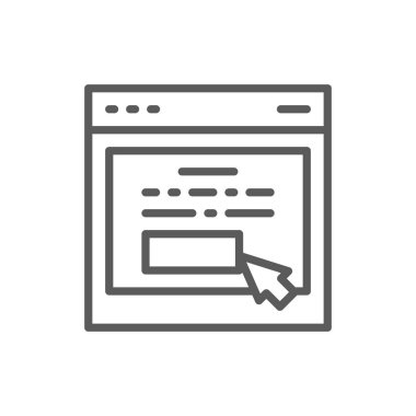 Kişisel hesap satırı simgesiolan web sayfası.