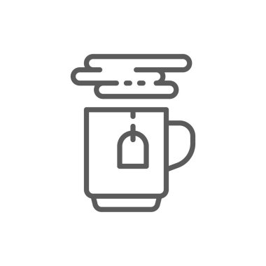 Sıcak çay hattı simgesi Fincan.