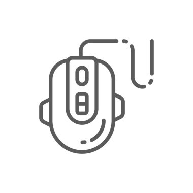 Bilgisayar oyun fare çizgi simgesi.