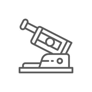 Göz muayenesi cihaz satır simgesi.