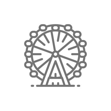 Dönme dolap, Londra göz çizgisi simgesi.