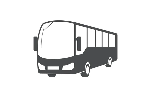 Stadtbus, Symbol des öffentlichen Verkehrs. — Stockvektor