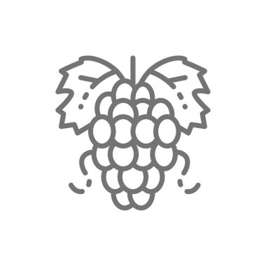 Avuç üzüm satırı simgesi.