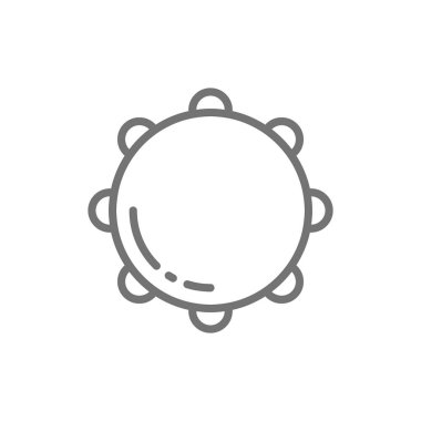 Tef, tını, perküsyon, müzik aleti çizgi simgesi.