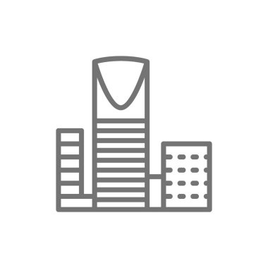 Burj Al-Mamlyak, Krallık Merkezi, gökdelen hattı simgesi.