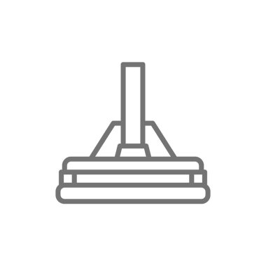 Vektör paspas, profesyonel temizlik bezi hattı simgesi.