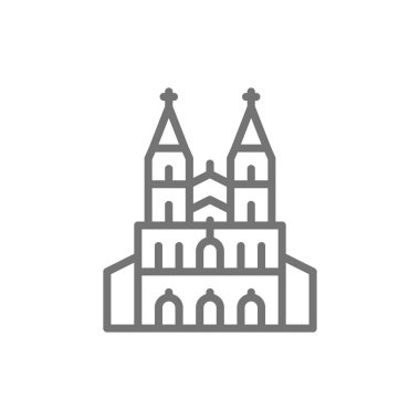 Köln Katedrali, Alman çizgi simgesinin simgesi.