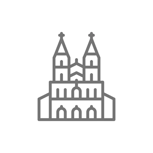 Icone De Contour Cathedrale De Berlin Images Vectorielles Icone De Contour Cathedrale De Berlin Vecteurs Libres De Droits Depositphotos