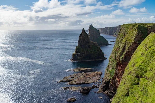 Duncansby Head Ist Der Nordöstlichste Teil Des Schottischen Festlandes Einschließlich — Stockfoto