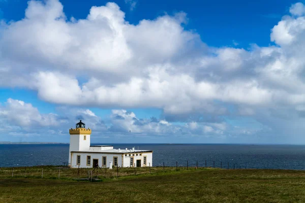 Duncansby Head Parte Mais Nordeste Continente Escocês Incluindo Até Mesmo — Fotografia de Stock