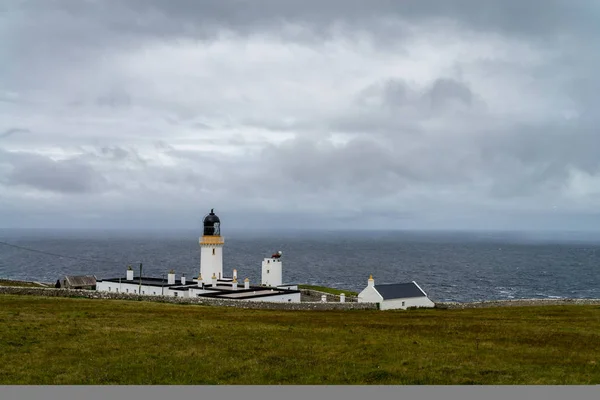 Dunnet Head Punto Más Septentrional Del Reino Unido Con Faro —  Fotos de Stock