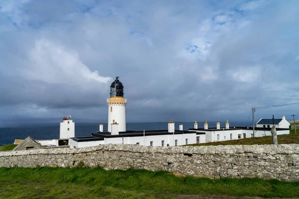 Dunnet Head Punto Más Septentrional Del Reino Unido Con Faro —  Fotos de Stock