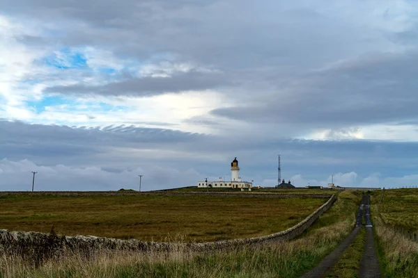 Nasskopf Leuchtturm Bei Docht Schottland — Stockfoto