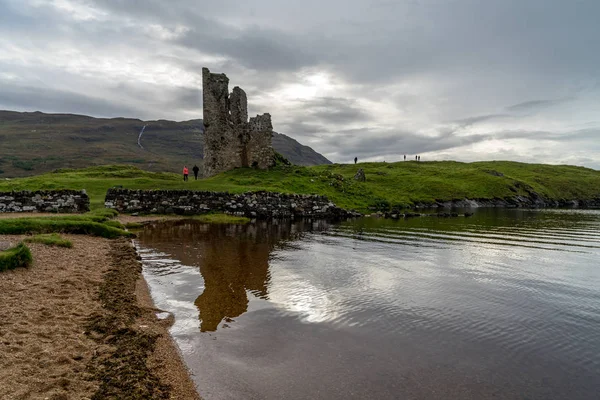 Ardvreck Castle Loch Assent Der Nähe Von Ullapool Hochland Von — Stockfoto