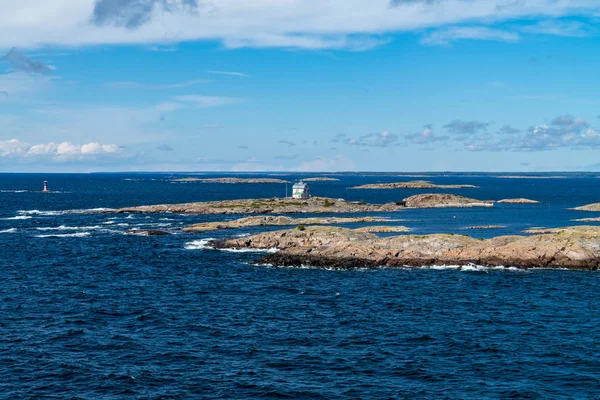 Seyir Feneri Baltık Denizi Stockholm Takımadalar Sveç Adada — Stok fotoğraf