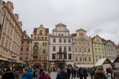 Prague, Prag'ın tarihi merkezi, eşsiz tarihi Prag evleri muhteşem mimarisi