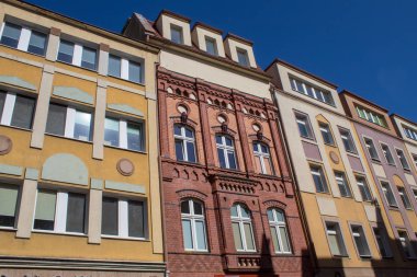 Opole, Polonya - 01 Nisan 2019: Old City Market Square yakınındaki Opole şehir merkezinde. Editoryal görüntü 