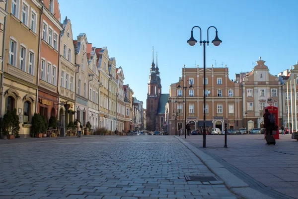 Opole Poland April 2019 Old City Opole City Center Market — Stock Photo, Image