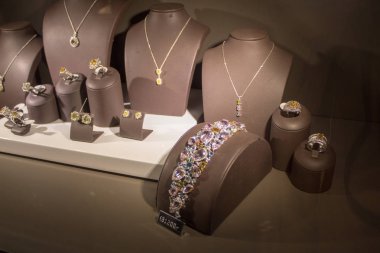 Amsterdam/Hollanda, 06 Nisan 2019: Diamant Museum Amsterdam