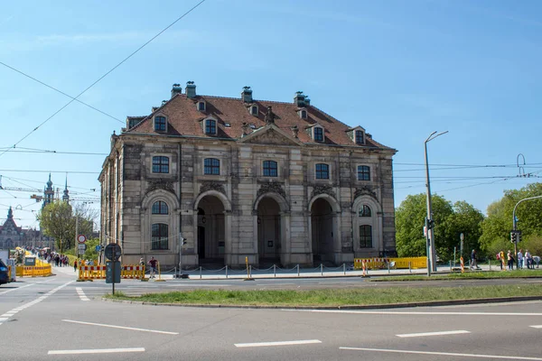 Drezden Duitsland April 2019 Straten Van Hoofdstad Van Saksen Paasvakantie — Stockfoto