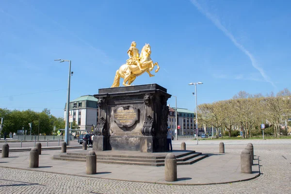 Drezden Germany April 2019 Streets Capital Saxony Easter Holidays Architecture — Stock Photo, Image