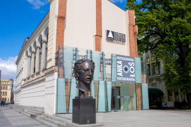 Wroclaw / Poland - April 22 2019: Architecture, attractions, transportation and people in a beautiful spring historical Polish city.