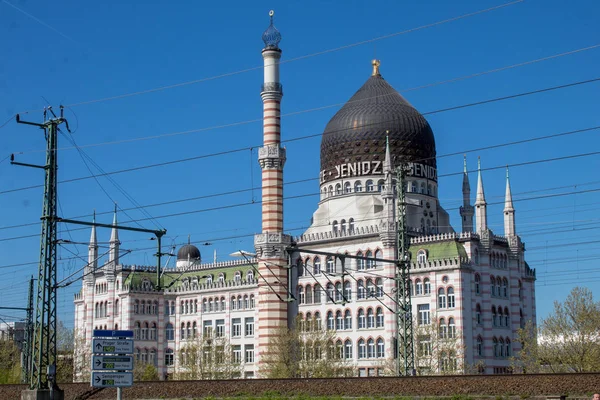 Yenidze is a former tobacco factory in Dresden. Style of mosque.