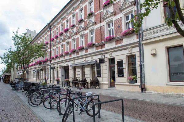 Lodz Polen Juli 2019 Schöne Historische Hauptstraße Der Polnischen Stadt — Stockfoto